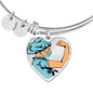 Nurse Strong Heart Charm Bracelet