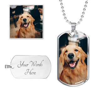 "Puppy Love" Dog Tag Necklace